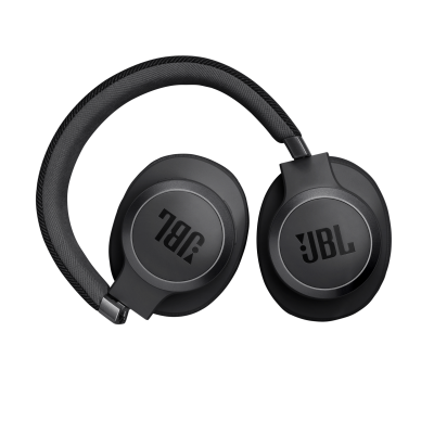 JBL Live 770NC Wireless True Adaptive Noise Cancelling Over-Ear Headphones in Black - JBLLIVE770NCBLKAM