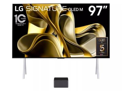 97" LG OLED97M3PUA Signature OLED M Class 4K Smart TV with Wireless 4K Connectivity