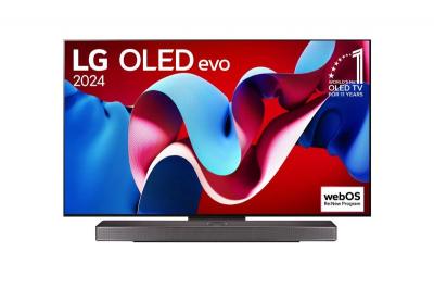 55" LG OLED55C4 OLED Evo C4 4K Smart TV