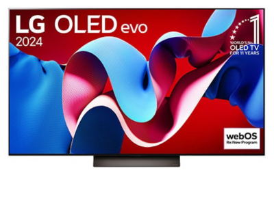 55" LG OLED55C4 OLED Evo C4 4K Smart TV