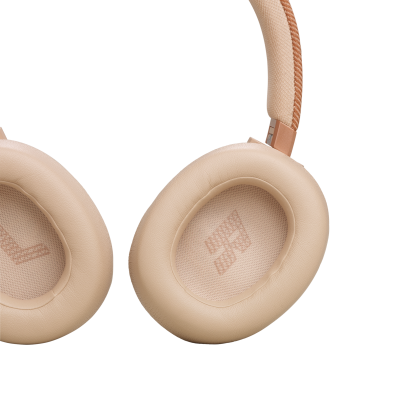 JBL Live 770NC Wireless True Adaptive Noise Cancelling Over-Ear Headphones in Sand - JBLLIVE770NCSATAM