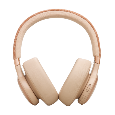 JBL Live 770NC Wireless True Adaptive Noise Cancelling Over-Ear Headphones in Sand - JBLLIVE770NCSATAM