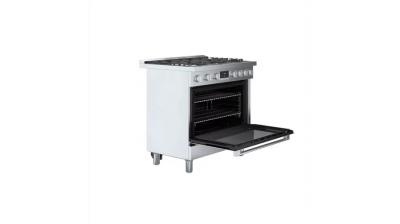 36" Bosch 800 Series Freestanding Gas Range With 6 Burners In Stainless Steel - HGS8655UC