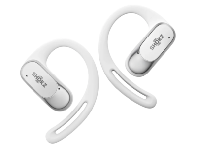 Shokz Open-Ear True Wireless Earbuds in White - OpenFit Air (W)