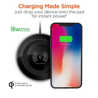 Hypergear ChargePad Pro 15W Wireless Fast Charger with USB-C Connector - 15652