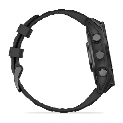 Garmin Fenix 8 Amoled 47 mm Slate Gray Smartwatch with Black Silicone Band - 010-02904-00