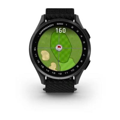Garmin Approach S50 Slate Aluminum Bezel Smartwatch - 010-03010-00
