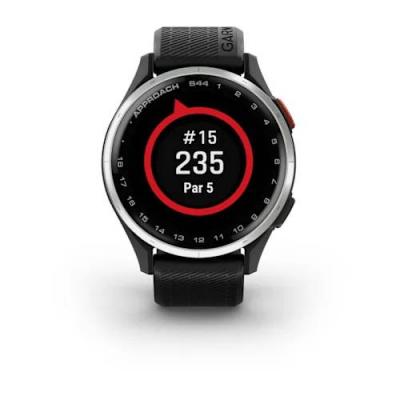 Garmin Approach S44 Silver Aluminum Bezel Smartwatch - 010-03009-00