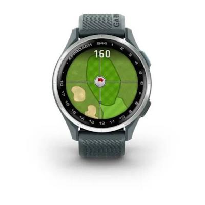Garmin Approach S44 Silver Aluminum Bezel Smartwatch - 010-03009-01