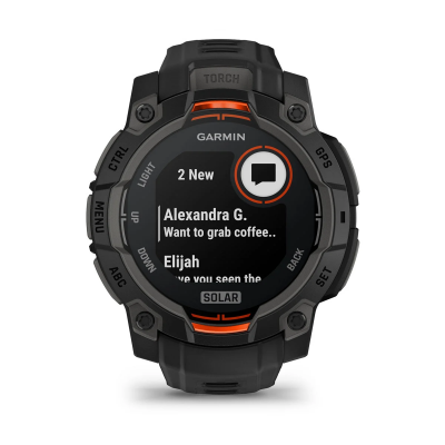 Garmin Instinct 3–45 mm Solar Black with Black Band - 010-02934-00