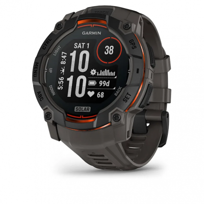 Garmin Instinct 3–50 mm Solar Black with Charcoal Band - 010-02935-00