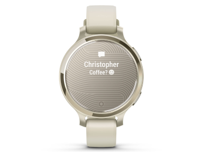 Garmin Lily 2 Active Lunar Gold with Bone Silicone Band - 010-02891-00