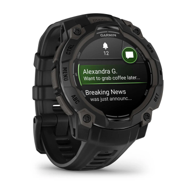 Garmin Instinct 3–45 mm AMOLED Black with Black Band - 010-02936-00
