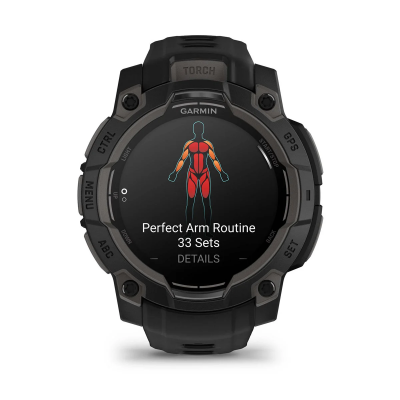 Garmin Instinct 3–45 mm AMOLED Black with Black Band - 010-02936-00
