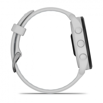Garmin Forerunner 165 Music Smart Watch in Mist Gray/Whitestone - 010-02863-21