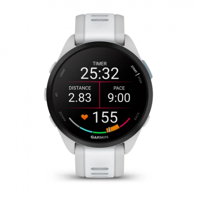Garmin Forerunner 165 Music Smart Watch in Mist Gray/Whitestone - 010-02863-21