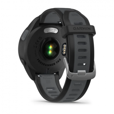 Garmin Forerunner 165 Smart Watch in Black/Slate Gray - 010-02863-20