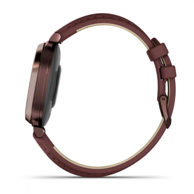 Garmin Lily 2 Classic Dark Bronze with Mulberry Leather Band - 010-02839-03