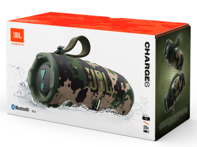 JBL Charge 6 Portable Speaker with AI Sound Boost in Squad - JBLCHARGE6SQUADAM