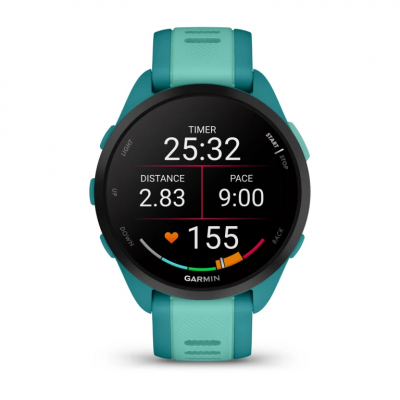 Garmin Forerunner 165 Music Smart Watch in Turquoise/Aqua - 010-02863-32