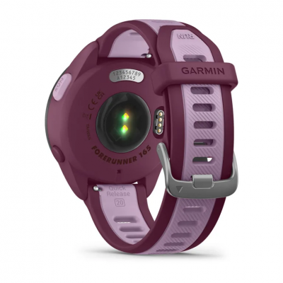 Garmin Forerunner 165 Music Smart Watch in Berry/Lilac - 010-02863-33