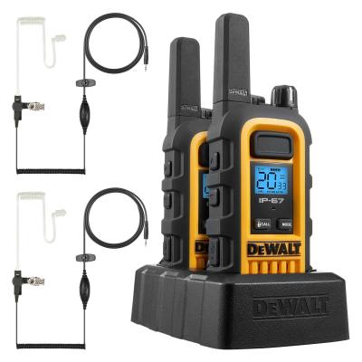 Dewalt Heavy Duty DXFRS800 GMRS Walkie Talkie with Surveillance Headset-1DXFRS800-SV1