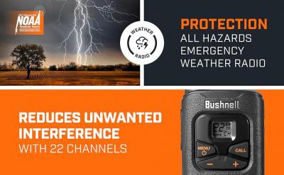 Bushnell Adventure 32 KM FRS 0.5 Watt 2 Way Radio Walkie Talkie - LPX150