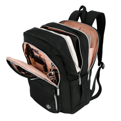 Swissdigital Katy Rose Black Platinum Backpack - SD1006F-01B