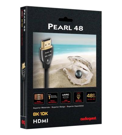 Audioquest 5 Meter 8K-10K 48Gbps HDMI Cable - PEARL 48 HDMI-5M