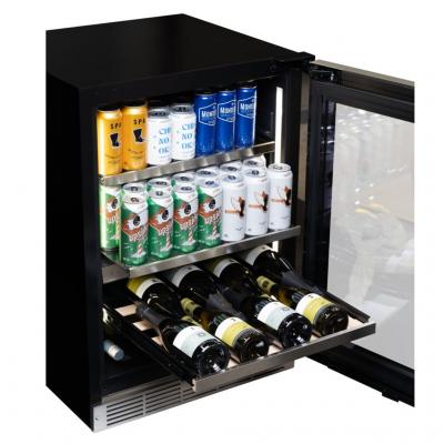 24" Silhouette Pro Gen 3 Built-in Wine and Beverage Center in Stainless Steel - SPRWBC052D3SS