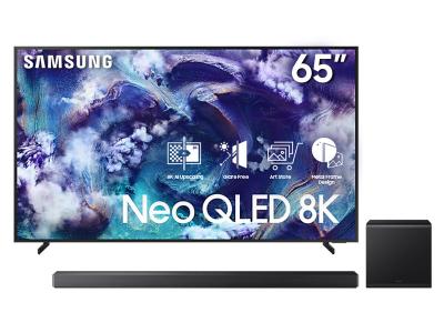 65" Samsung 8K AI TV + Q-series Soundbar Bundle - QN65QN900FFXZC-HW-QS700F