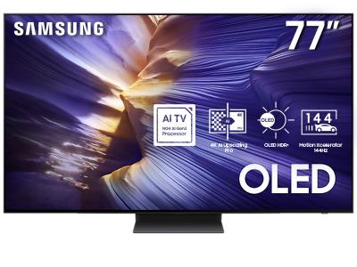 77" Samsung OLED 4K AI TV + Q-series Soundbar - QN77S90FAEXZC-HW-Q800F/ZC