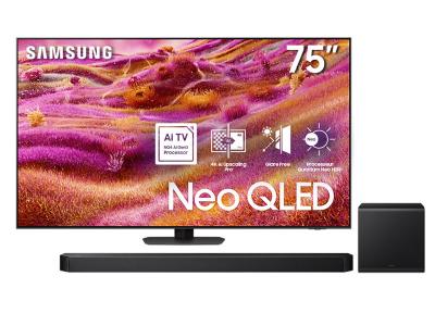 75" Samsung Neo QLED TV + Q-Series Soundbar - QN75QN92FAFXZC-HW-Q800F/ZC