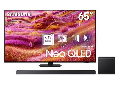 65" Samsung Neo QLED TV + Q-Series Soundbar - QN65QN92FAFXZC-HW-QS700F/ZC