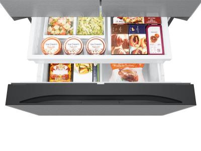 36" Samsung 26 Cu. Ft. Mega Capacity Counter Depth 3-Door French Door Refrigerator - RF27CG5B10SRAA
