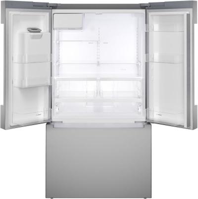 36" Bosch 100 Series French Door Bottom Mount Refrigerator - B36CD10ENS