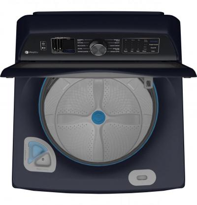28" GE Profile 5.4 Cu. Ft. Washer with Smarter Wash Technology - PTW800BPWRS