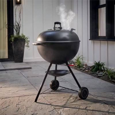 22" Weber Original Kettle Charcoal Grill Stealth Edition - 1501278