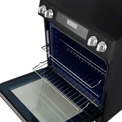 30" Forno Espresso Donatello Slide-In Induction Range Black - FFSIN0905-30BLK