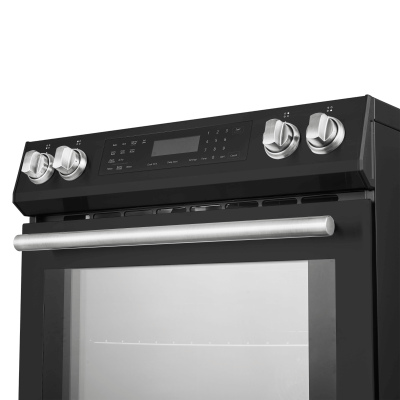 30" Forno Espresso Donatello Slide-In Induction Range Black - FFSIN0905-30BLK