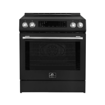 30" Forno Espresso Donatello Slide-In Induction Range Black - FFSIN0905-30BLK