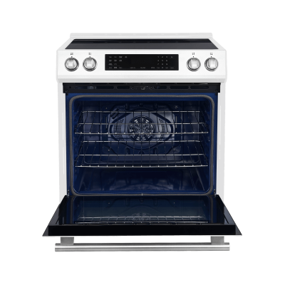 30" Forno Espresso Donatello Slide-In Induction Range White - FFSIN0905-30WHT