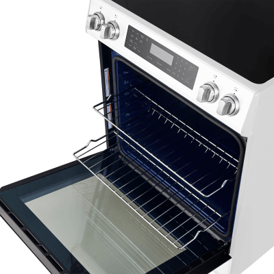 30" Forno Espresso Donatello Slide-In Induction Range White - FFSIN0905-30WHT