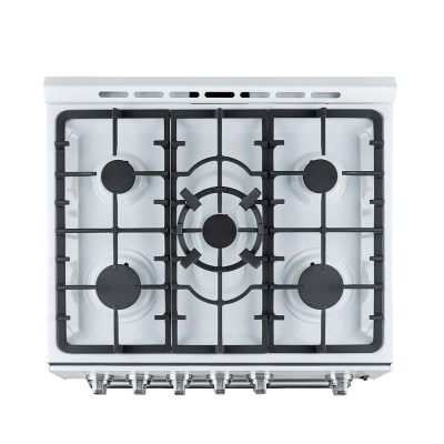 30" Forno Leonardo Espresso White Gas Range 5 cu.ft. Convection Oven - FFSGS1116-30WHT