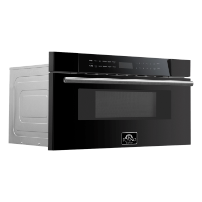 30" Forno 1.2 Cu. Ft. Capoliveri 1000 Watts Microwave Drawer - FMWDR3000-30BLK