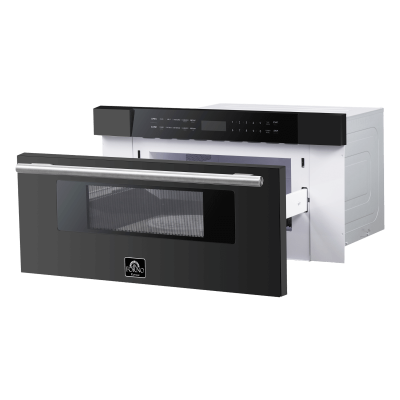 30" Forno 1.2 Cu. Ft. Capoliveri 1000 Watts Microwave Drawer - FMWDR3000-30BLK