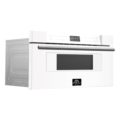 30" Forno 1.2 Cu. Ft. Capoliveri 1000 Watts Microwave Drawer - FMWDR3000-30WHT
