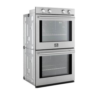 30" Forno Vomero Double Wall Oven with 10 Cu. Ft. 7100 Watts Convection Oven with Mechanical Control in Stainless-Steel - FBOEL1324-30