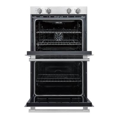 30" Forno Vomero Double Wall Oven with 10 Cu. Ft. 7100 Watts Convection Oven with Mechanical Control in Stainless-Steel - FBOEL1324-30