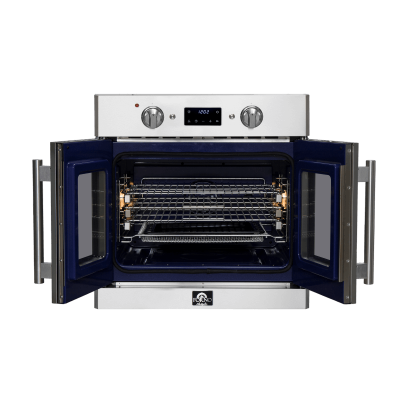 30" Forno Gallico Electric French Door Wall Oven - FBOEL1371-30
